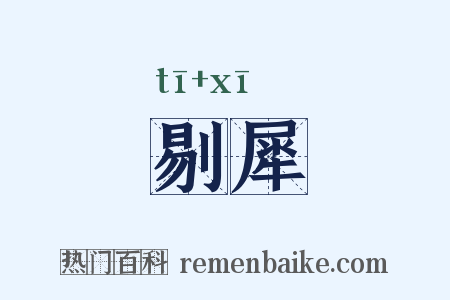 剔犀是什么意思的图片